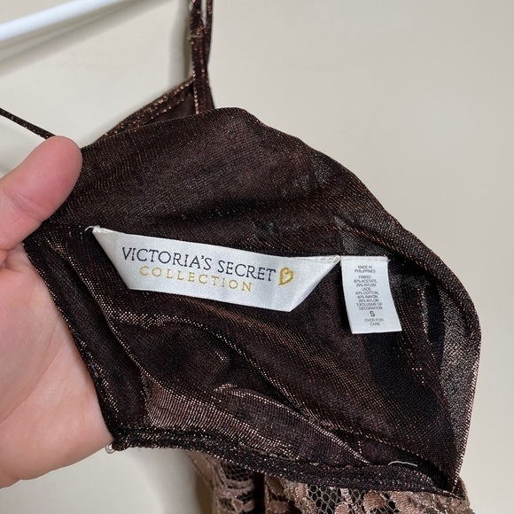 Vintage 90s Victorias Secret Slip Dress Lingerie Lace - Picture 3 of 6